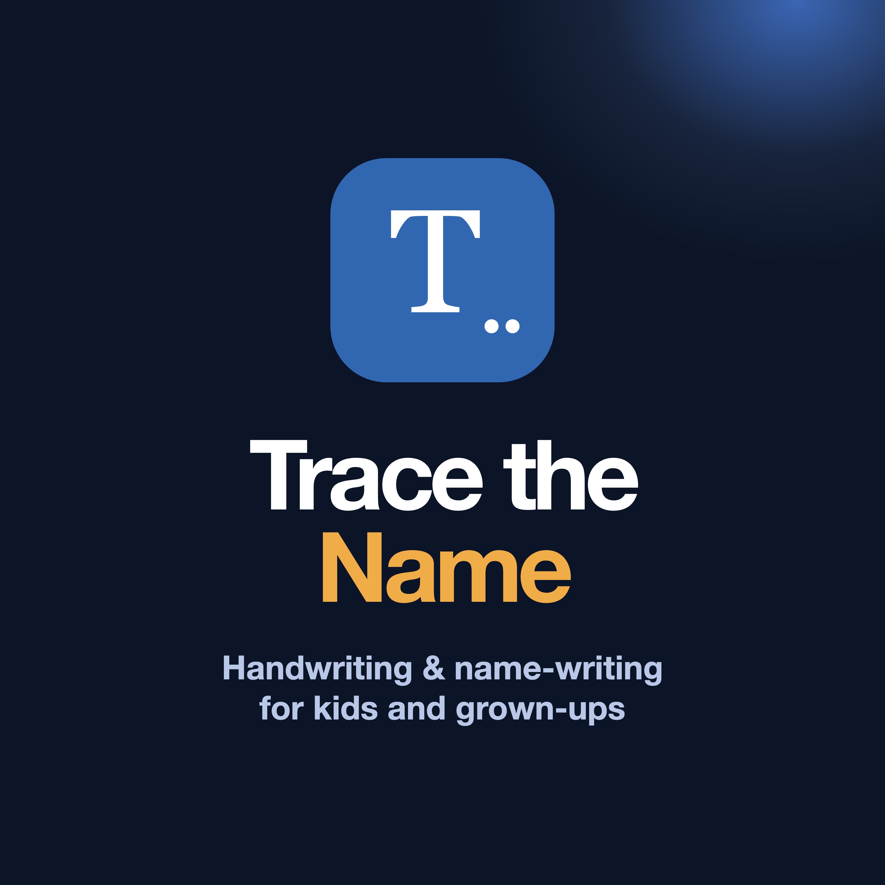 Trace the Name: Handwriting Tips